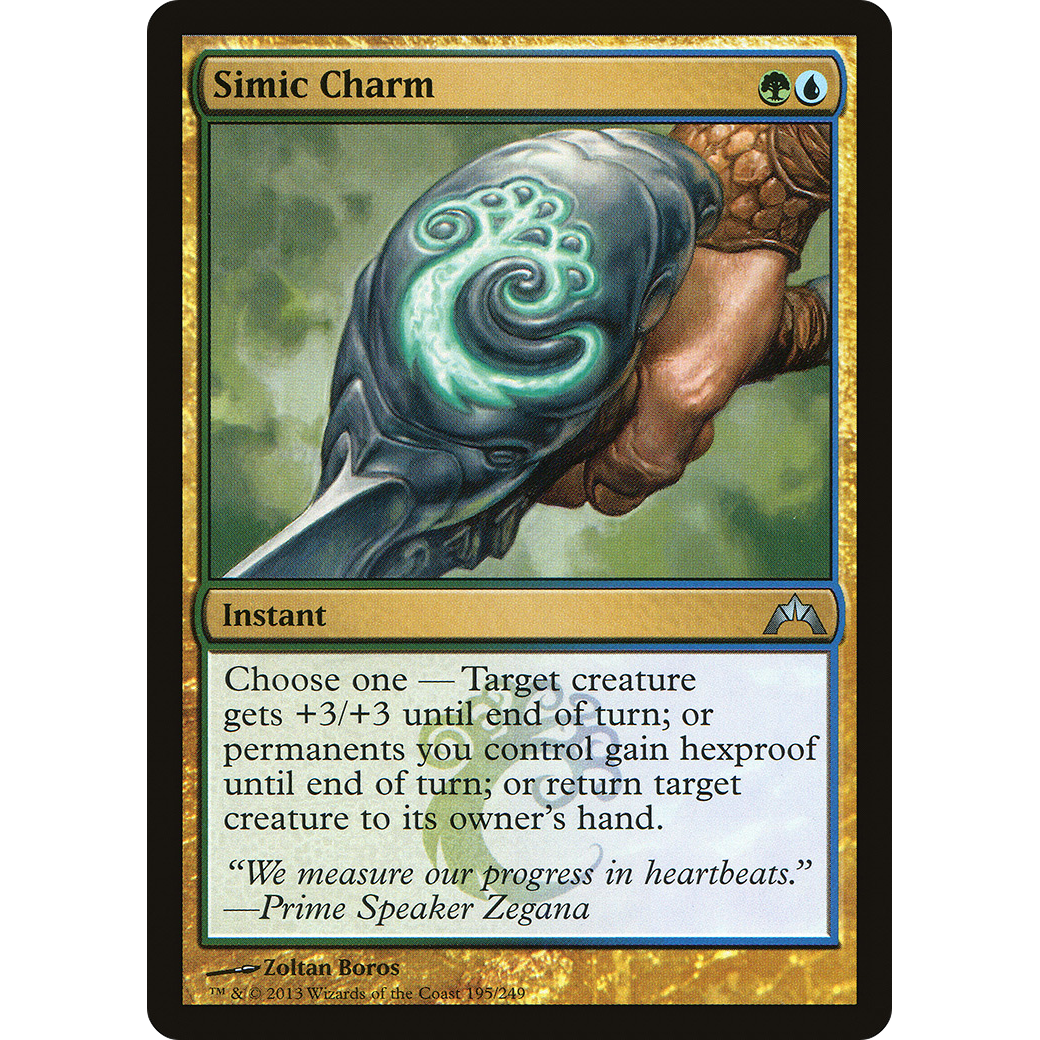 Simic Charm (GTC-195) - Gatecrash Foil