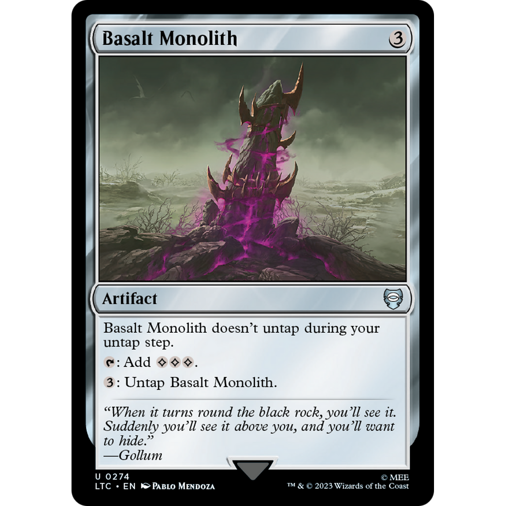 Basalt Monolith (LTC-274) - Tales of Middle-earth Commander