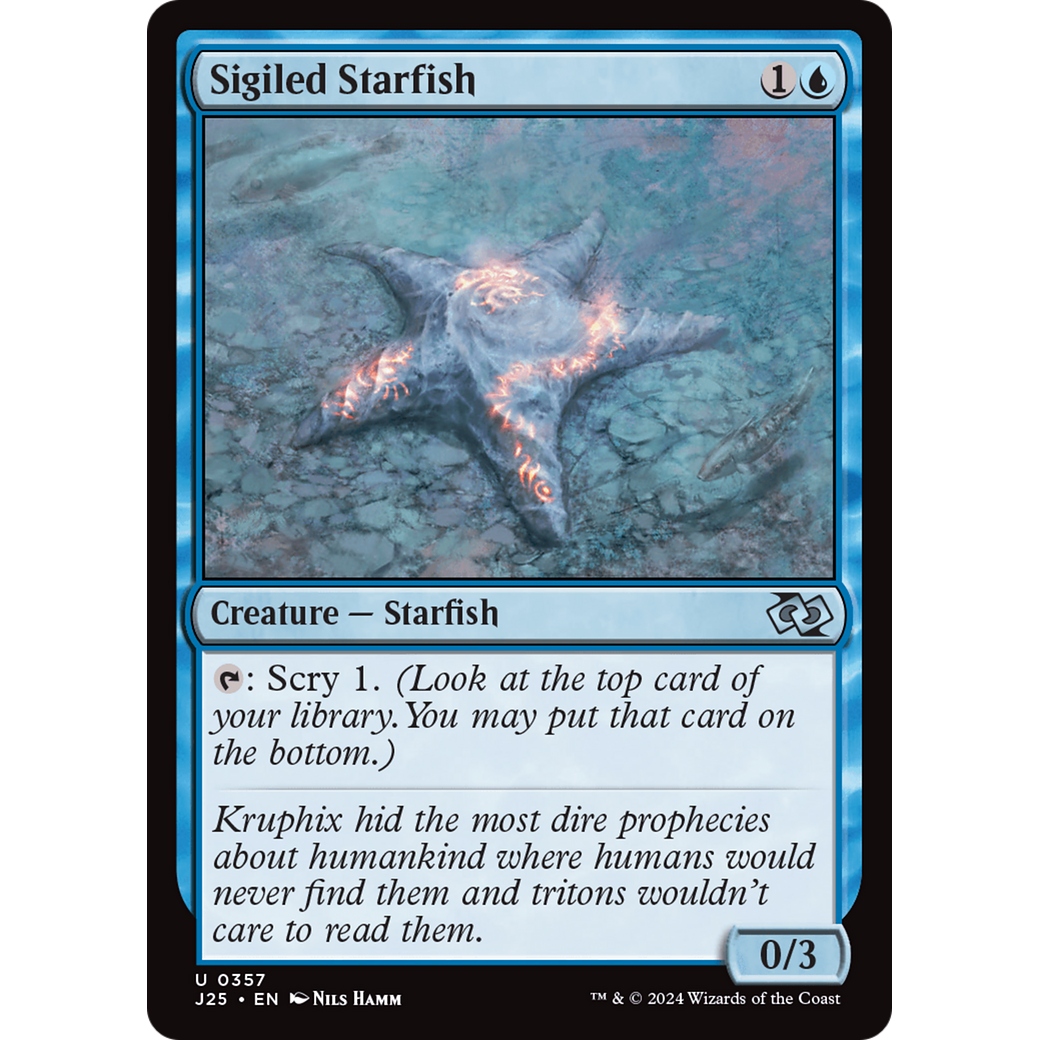 Sigiled Starfish (J25-357) - Foundations Jumpstart