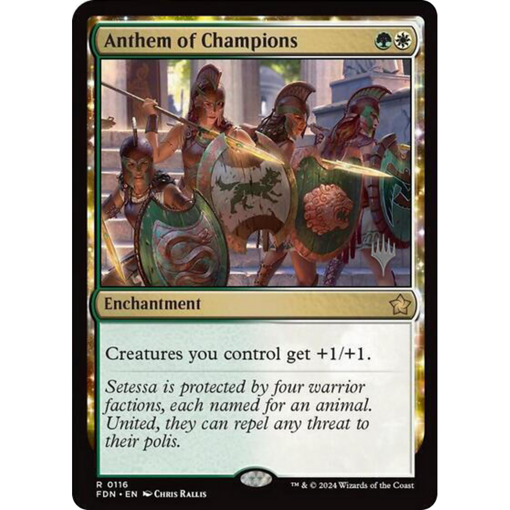 Anthem of Champions (PPDFT-116) - Promo Pack: Aetherdrift Foil