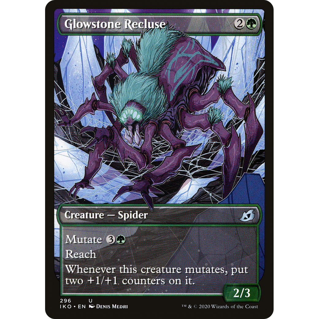 Glowstone Recluse (Showcase) (IKO-296) - Ikoria: Lair of Behemoths: (Showcase)