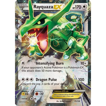 Rayquaza EX (75) 75/108 - XY Roaring Skies Holofoil