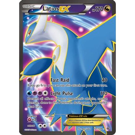 Latios EX (101 Full Art) 101/108 - XY Roaring Skies Holofoil
