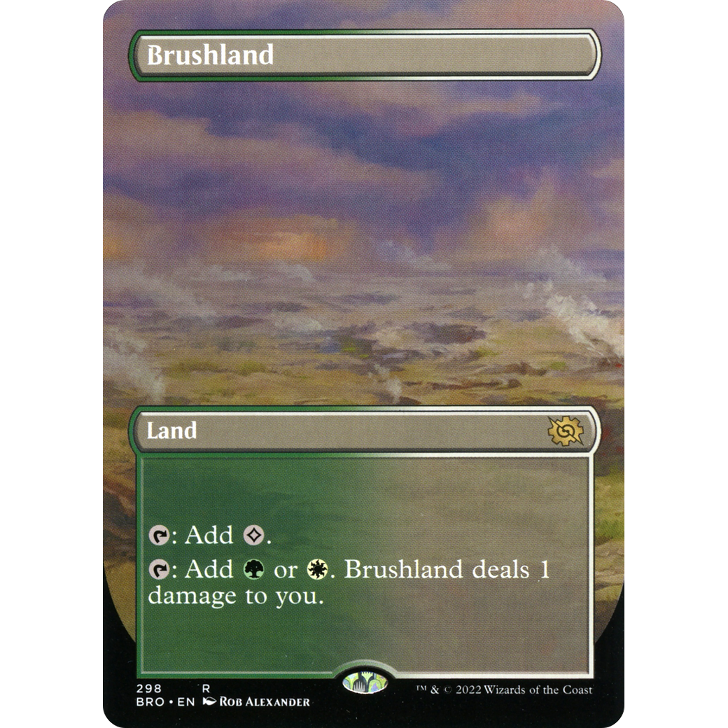Brushland (Borderless) (BRO-298) - The Brothers' War (Borderless) Foil