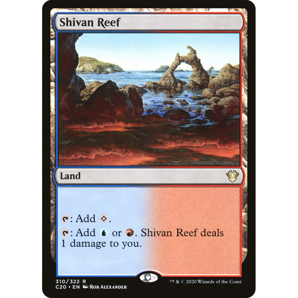 Shivan Reef (C20-310) - Commander 2020