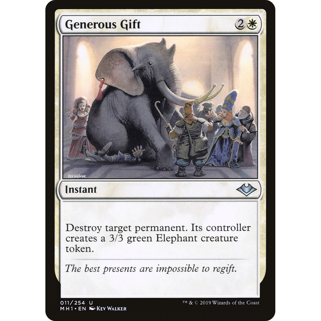Generous Gift (MH1-011) - Modern Horizons Foil