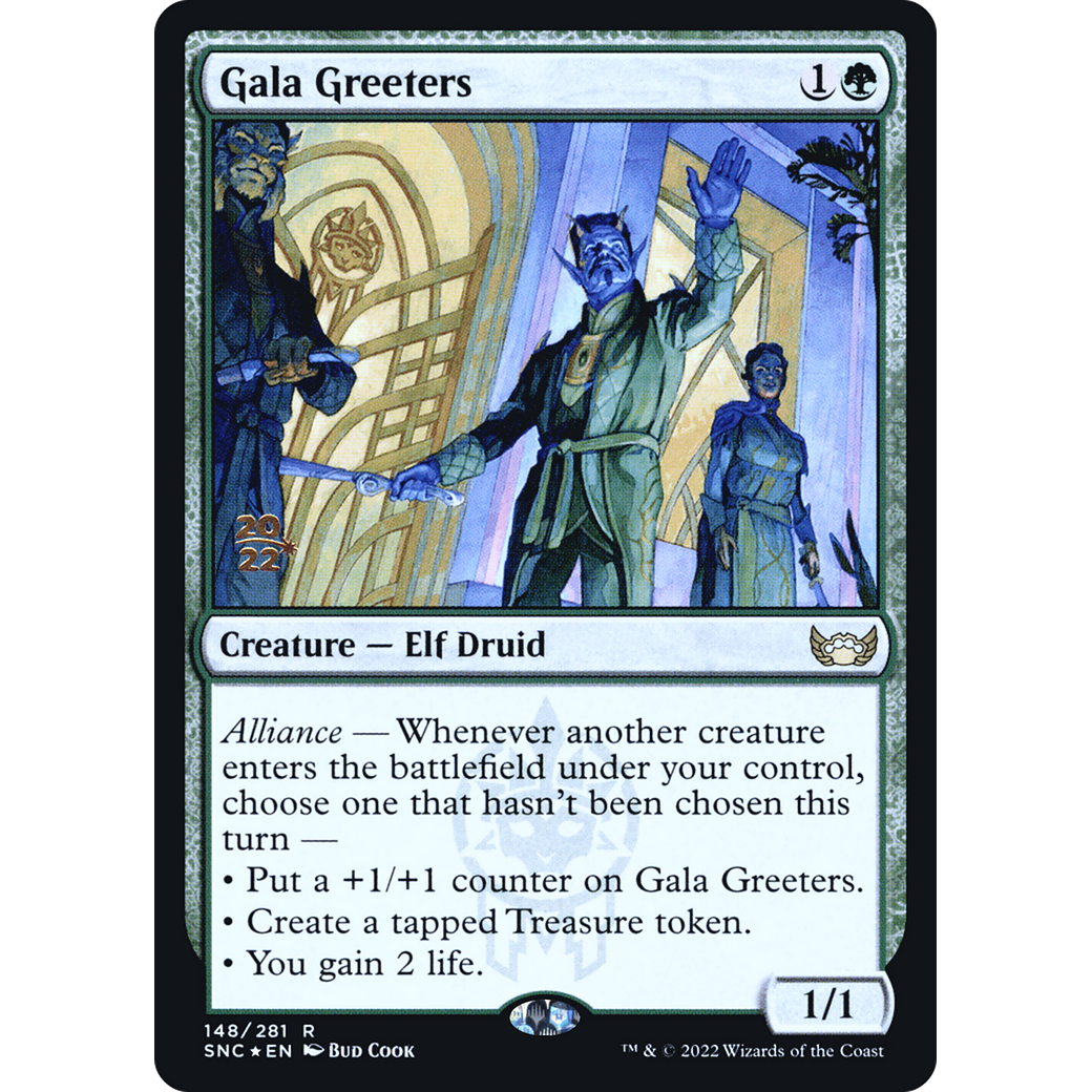 Gala Greeters (PRE-148) - Streets of New Capenna Promos Foil