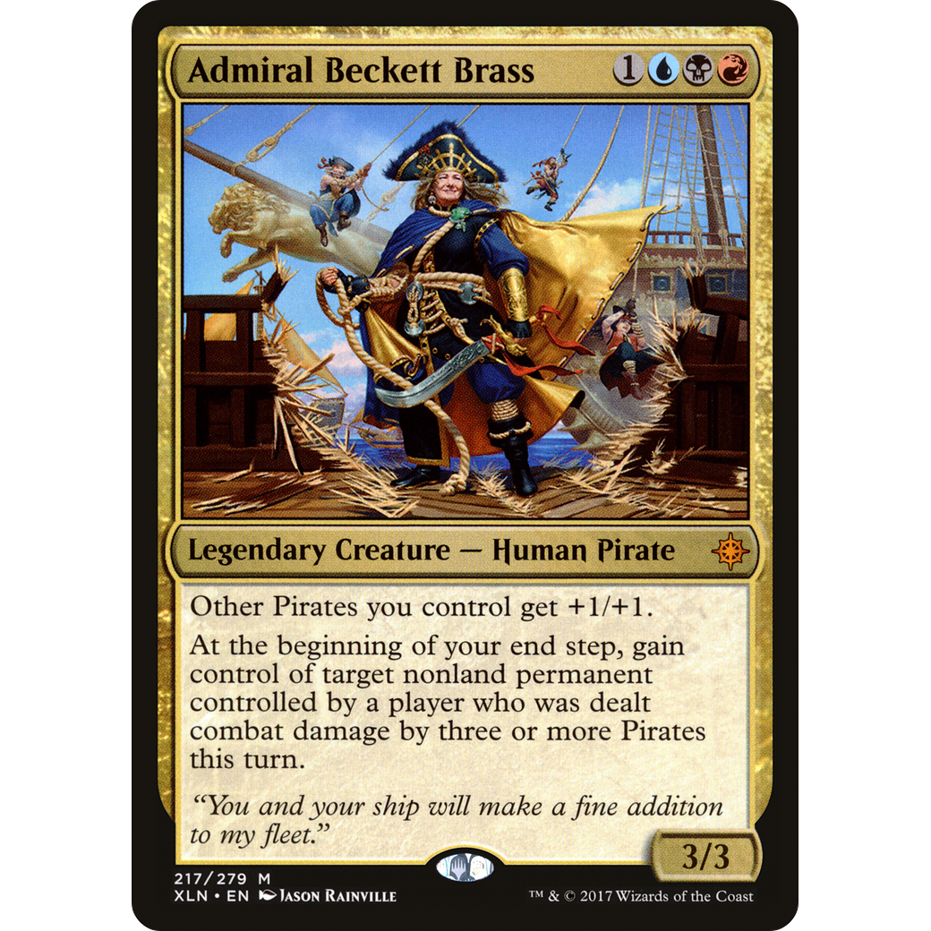 Admiral Beckett Brass (XLN-217) - Ixalan Foil