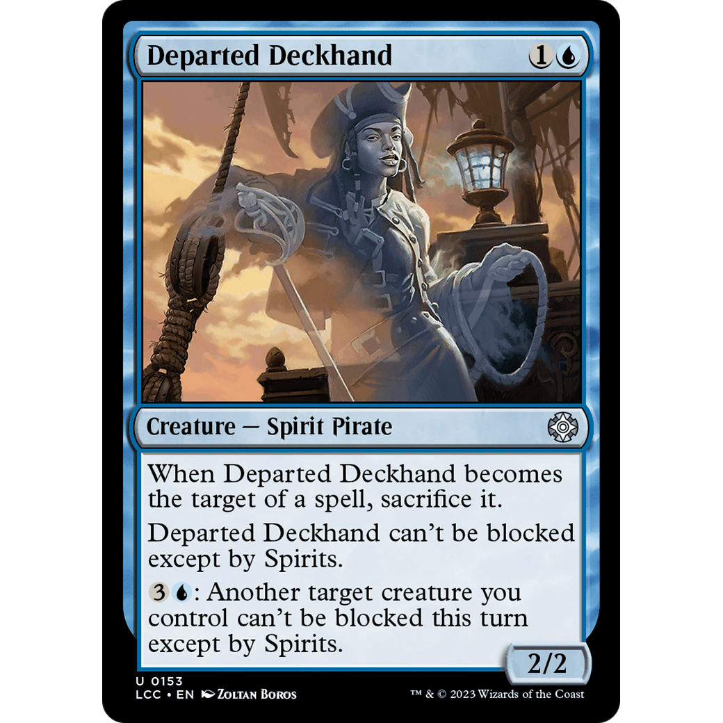 Departed Deckhand (LCC-153) - The Lost Caverns of Ixalan Commander