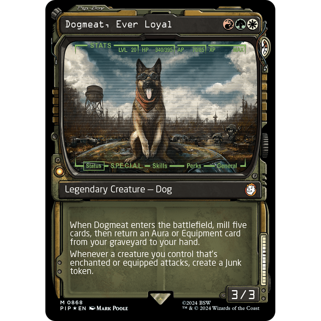 Dogmeat, Ever Loyal (PIP-868) - Fallout: (Showcase) Foil