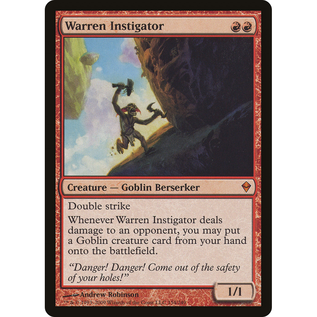 Warren Instigator (ZEN-154) - Zendikar Foil