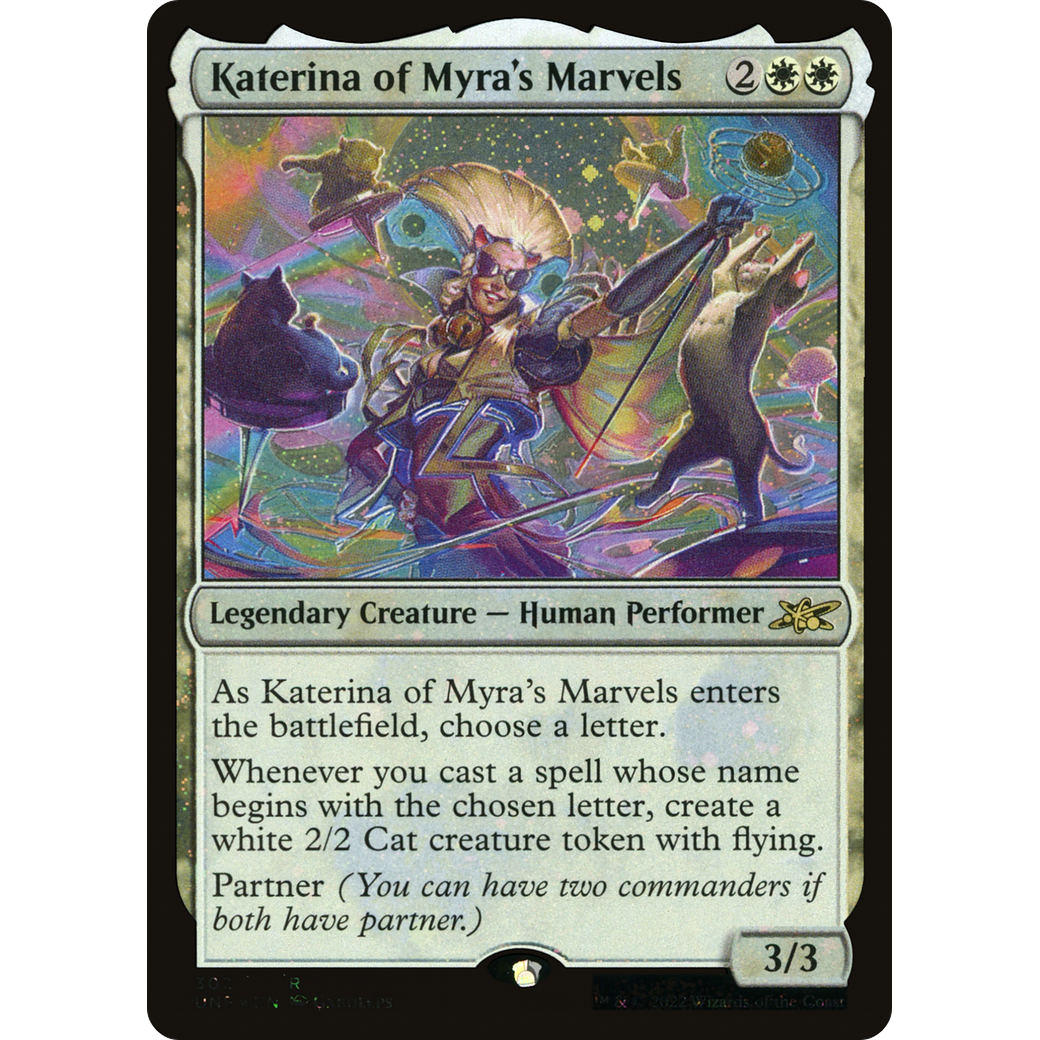 Katerina of Myra's Marvels (Galaxy Foil) (UNF-302) - Unfinity Foil