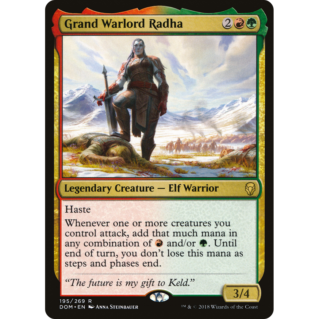 Grand Warlord Radha (DOM-195) - Dominaria Foil