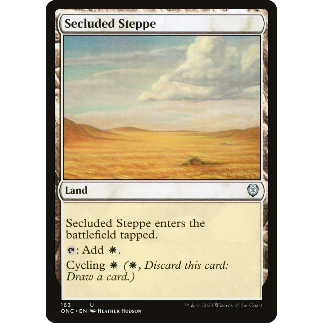 Secluded Steppe (ONC-163) - Phyrexia: All Will Be One Commander