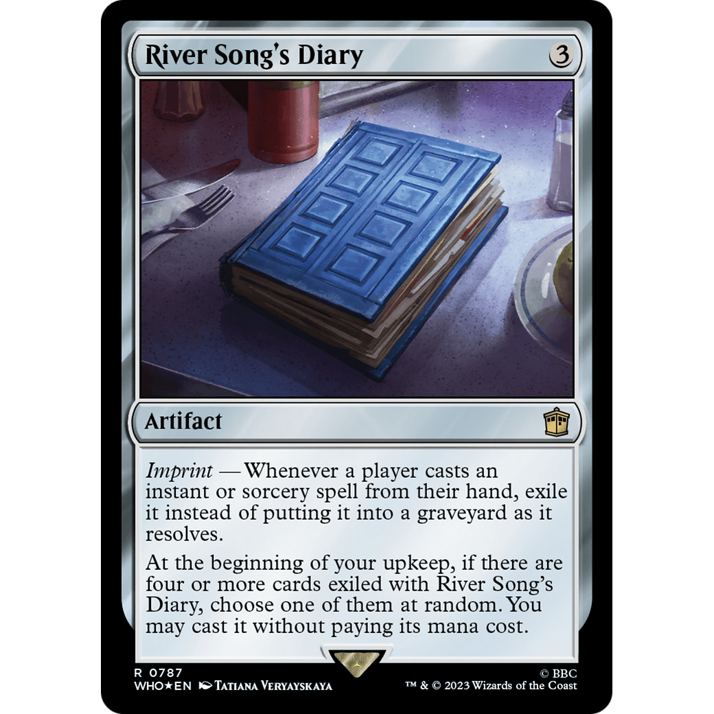 River Song's Diary (Surge Foil) (WHO-787) - Doctor Who Foil
