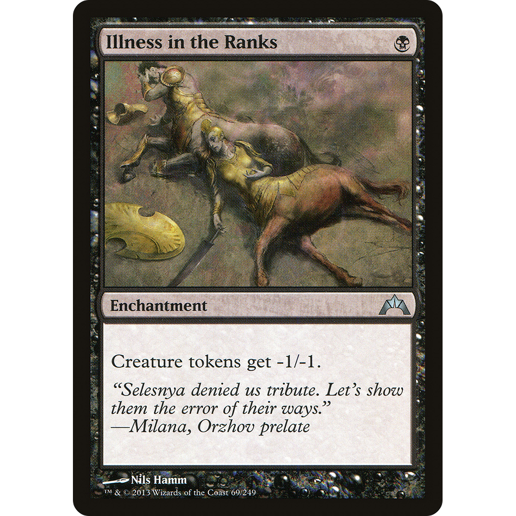 Illness in the Ranks (GTC-069) - Gatecrash Foil