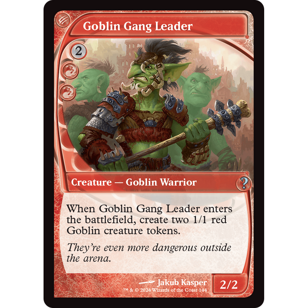 Goblin Gang Leader (Future Sight) (MB2-144) - Mystery Booster 2 Foil