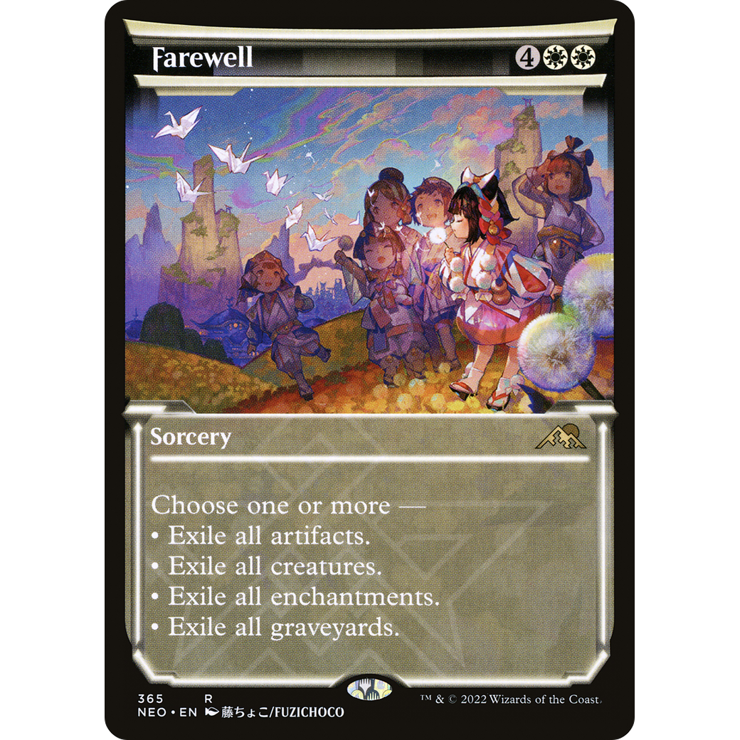 Farewell (NEO-365) - Kamigawa: Neon Dynasty: (Showcase)