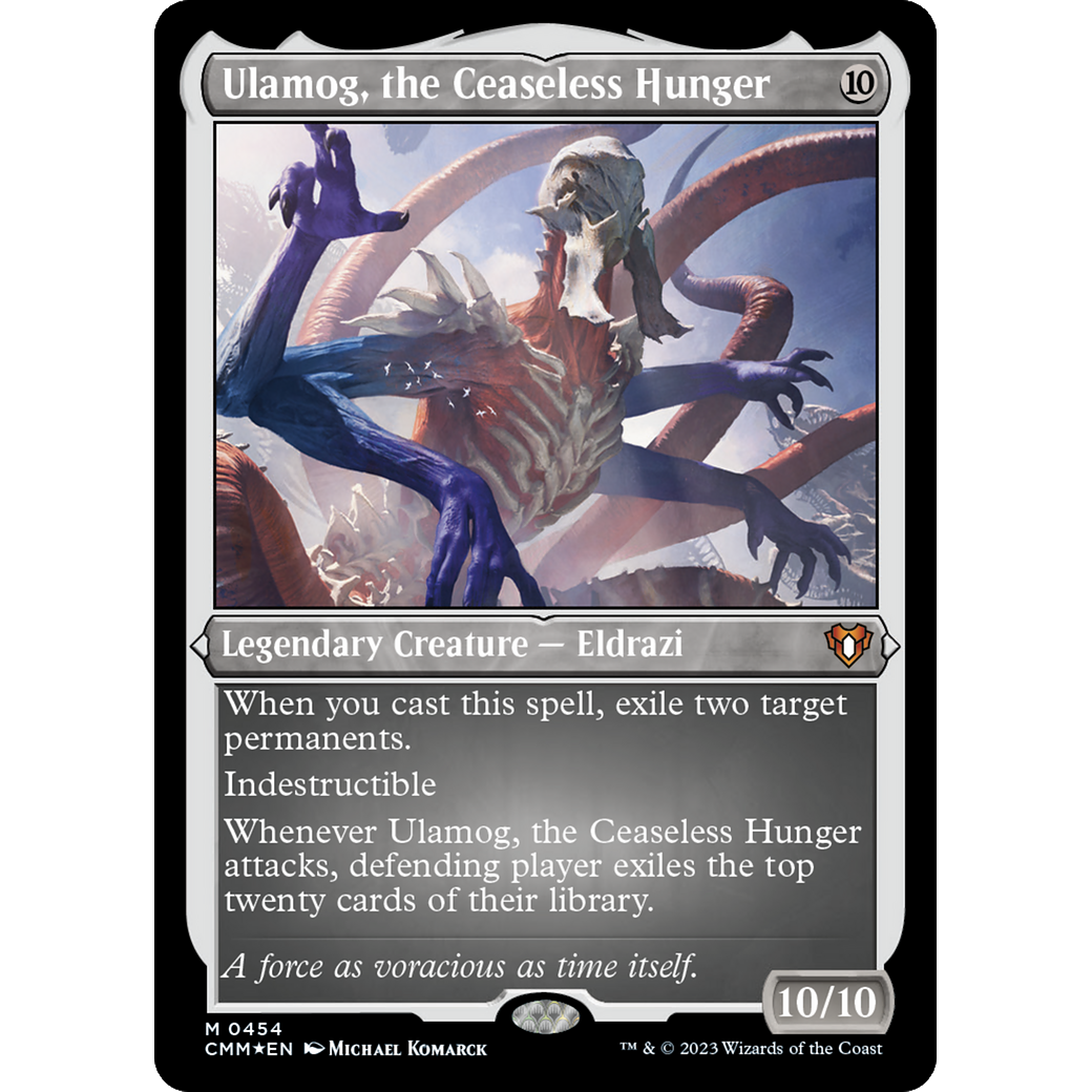 Ulamog, the Ceaseless Hunger (CMM-454) - Commander Masters Etched Foil