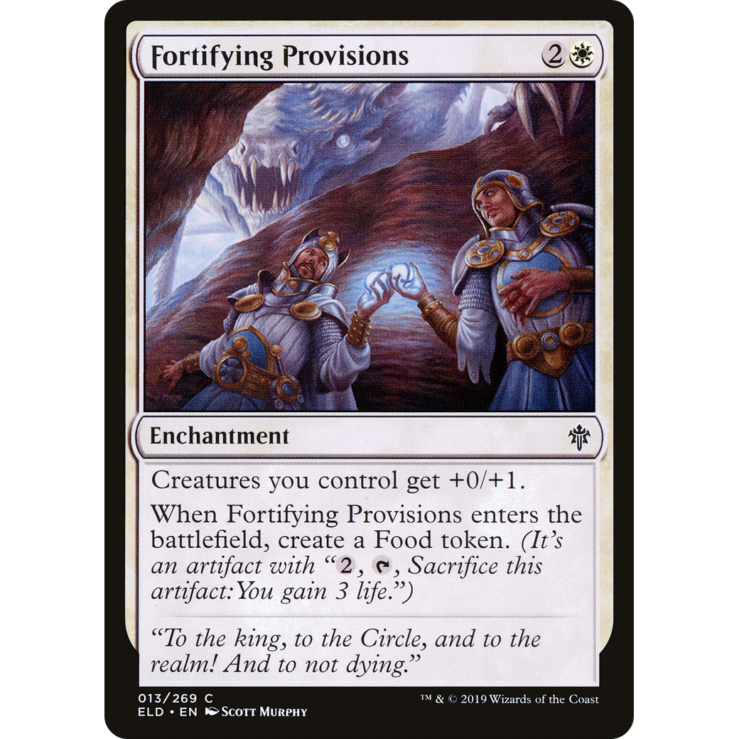 Fortifying Provisions (ELD-013) - Throne of Eldraine Foil