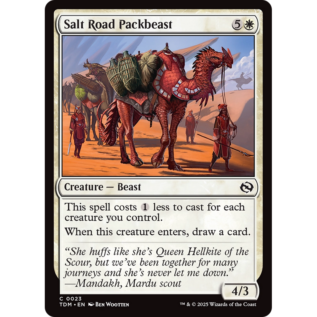 Salt Road Packbeast (TDM-023) - Tarkir: Dragonstorm