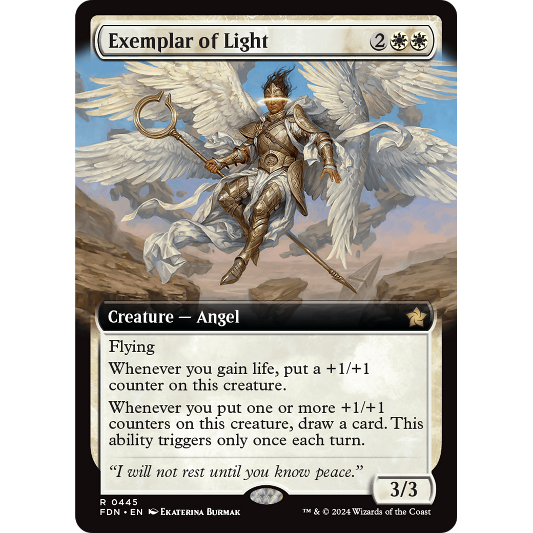Exemplar of Light (FDN-445) - Foundations: (Extended Art) Foil