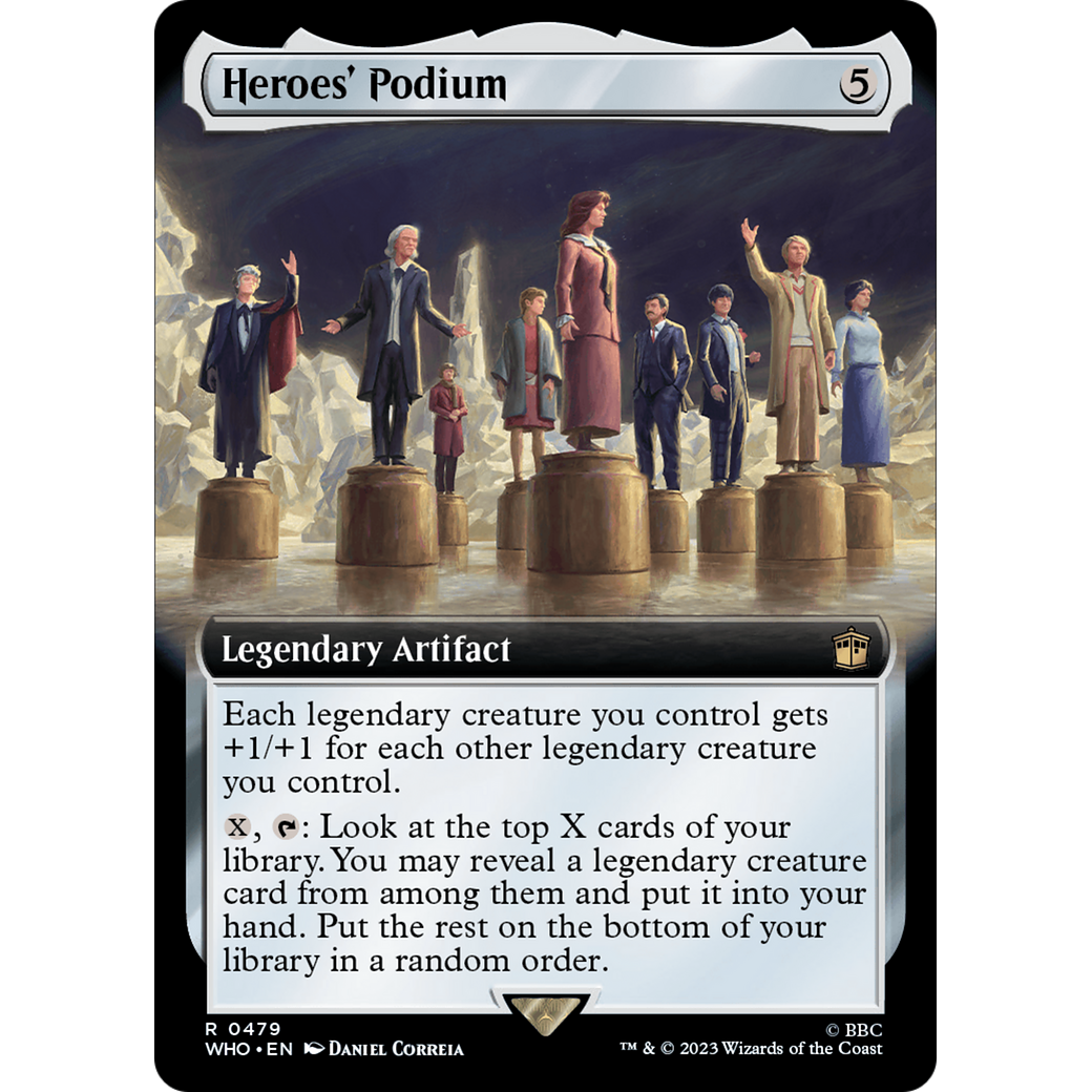 Heroes' Podium (Extended Art) (WHO-479) - Doctor Who: (Extended Art)