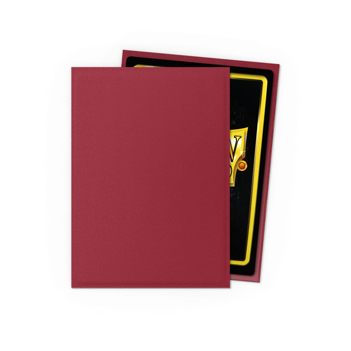 Dragon Shield: Matte Blood Red V2 100ct Non-Glare Sleeves