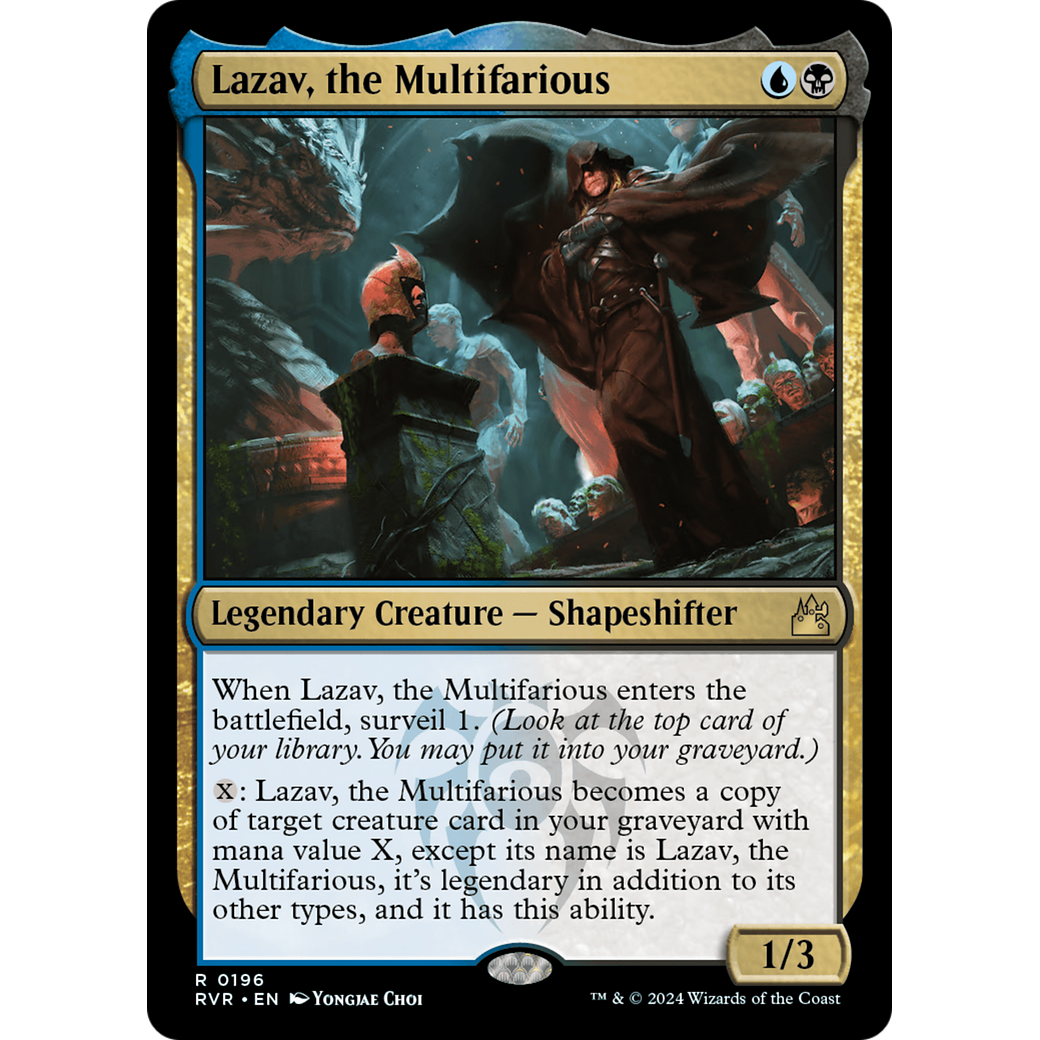 Lazav, the Multifarious (RVR-196) - Ravnica Remastered Foil