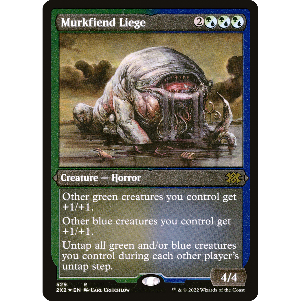 Murkfiend Liege (Foil Etched) (2X2-529) - Double Masters 2022 Foil