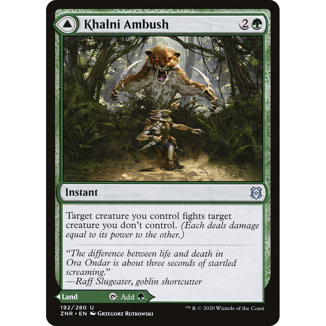 Khalni Ambush (ZNR-192) - Zendikar Rising Foil