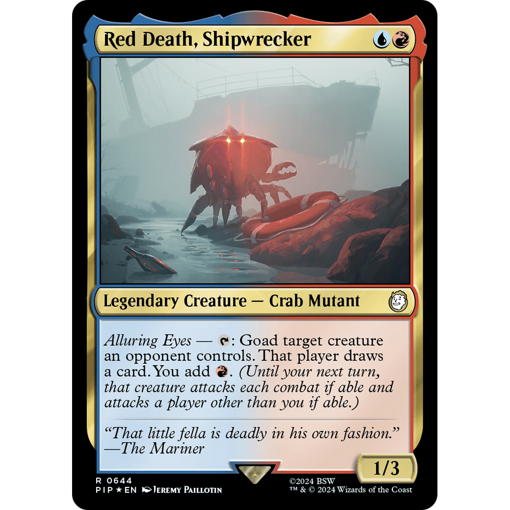 Red Death, Shipwrecker (PIP-644) - Fallout Foil
