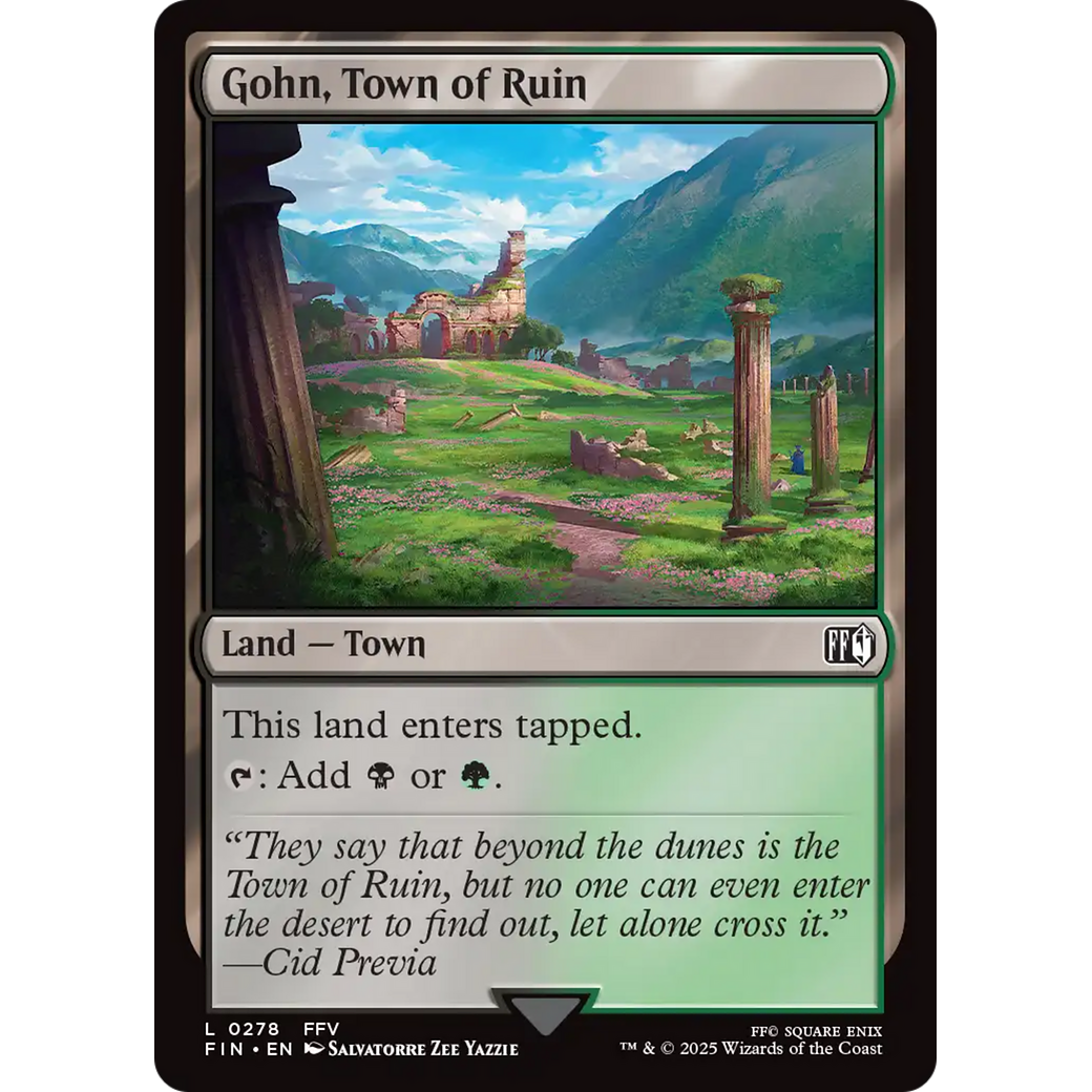 Gohn, Town of Ruin (FIN-278) - FINAL FANTASY