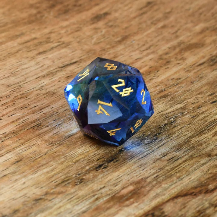 Misty Mountain - Enchanted Waters - 7-set Multifaceted Glass Dice