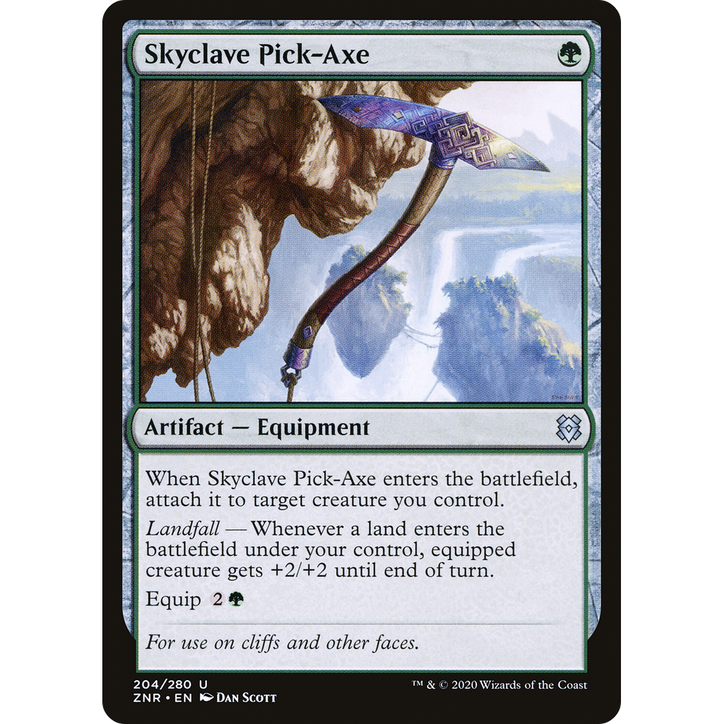 Skyclave Pick-Axe (ZNR-204) - Zendikar Rising Foil