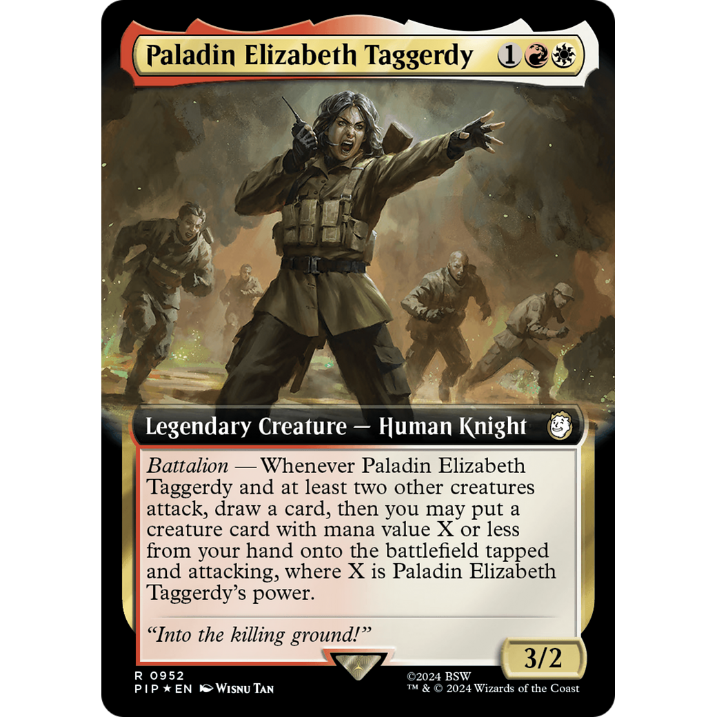 Paladin Elizabeth Taggerdy (PIP-952) - Fallout: (Extended Art) Foil