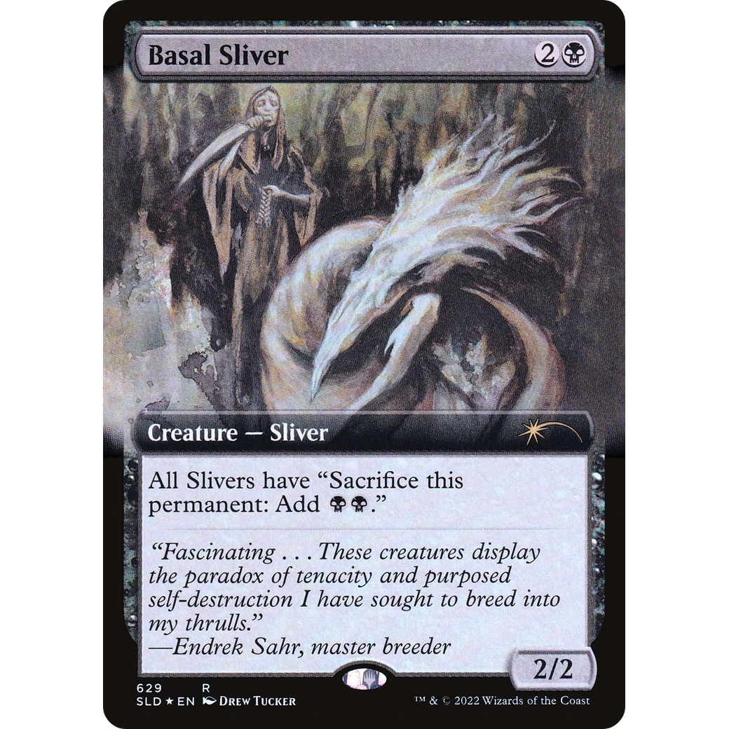 Basal Sliver (Extended Art) (SLD-629) - Secret Lair Drop: (Extended Art) Foil