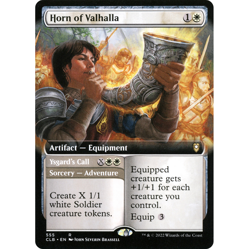 Horn of Valhalla // Ysgard's Call (CLB-555) - Commander Legends: Battle for Baldur's Gate: (Extended Art)