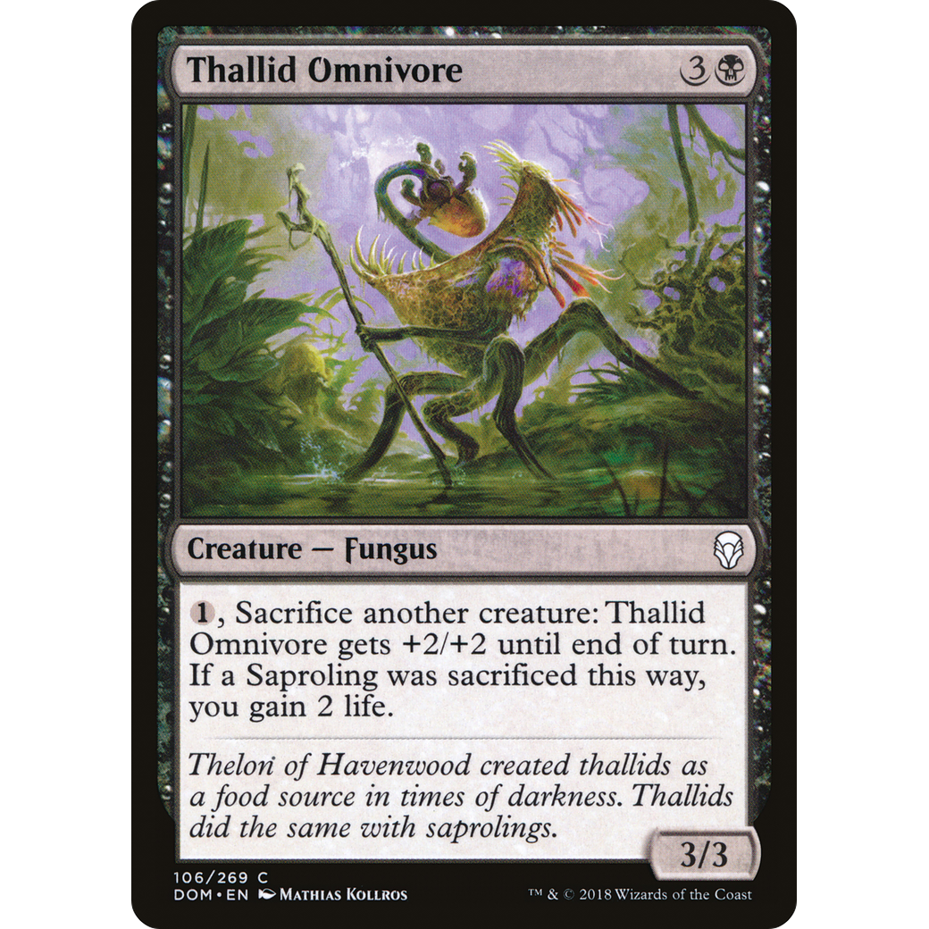Thallid Omnivore (DOM-106) - Dominaria Foil