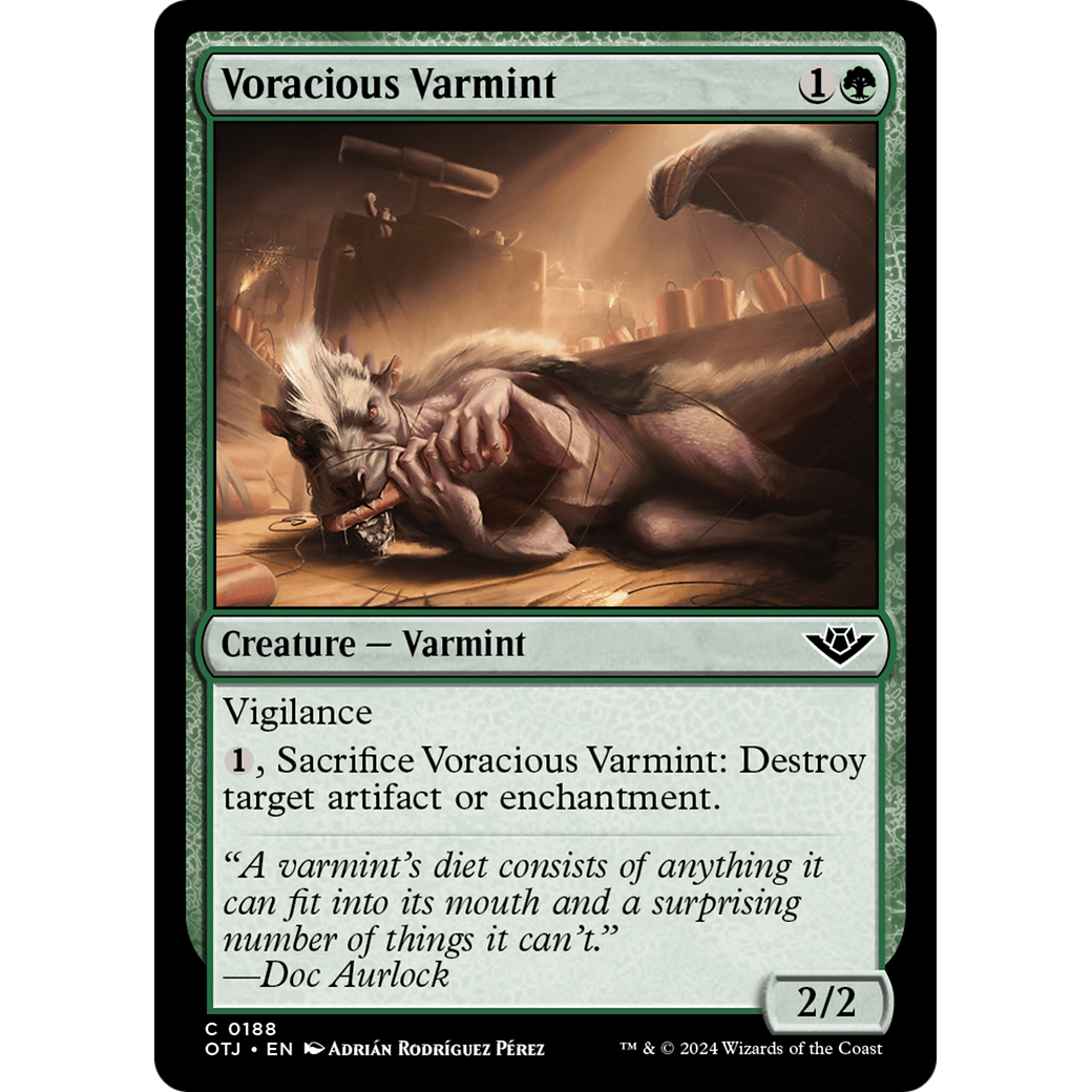 Voracious Varmint (OTJ-188) - Outlaws of Thunder Junction Foil