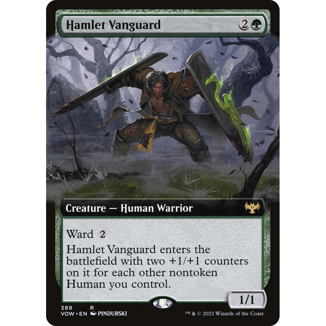 Hamlet Vanguard (Extended Art) (VOW-389) - Innistrad: Crimson Vow: (Extended Art)