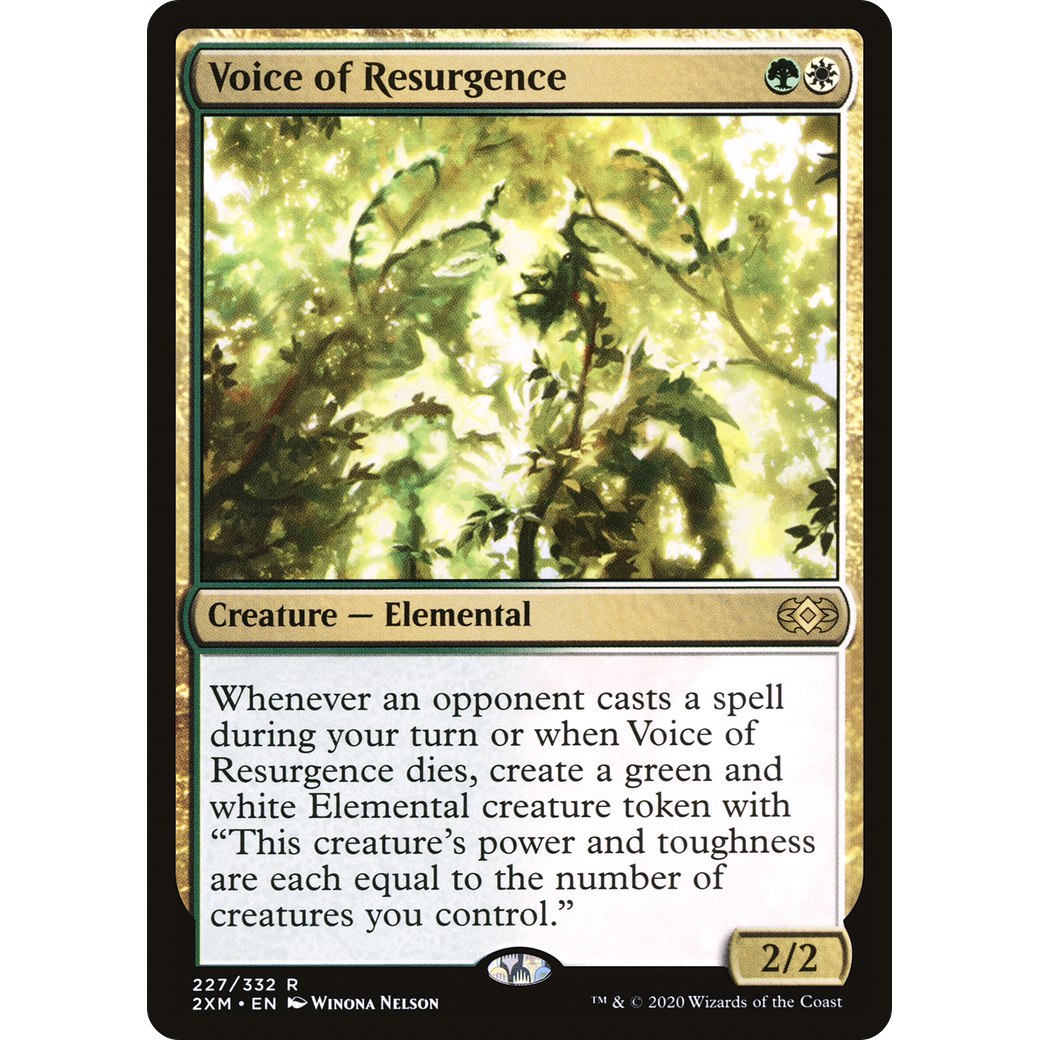 Voice of Resurgence (2XM-227) - Double Masters Foil