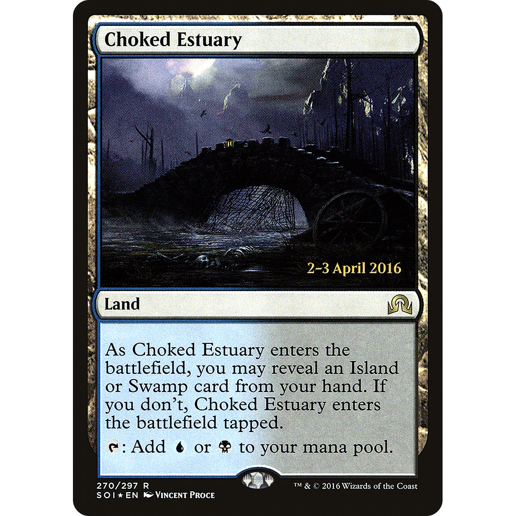 Choked Estuary (PRE-270) - Shadows over Innistrad Promos Foil