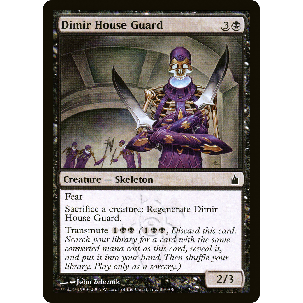 Dimir House Guard (RAV-083) - Ravnica: City of Guilds Foil