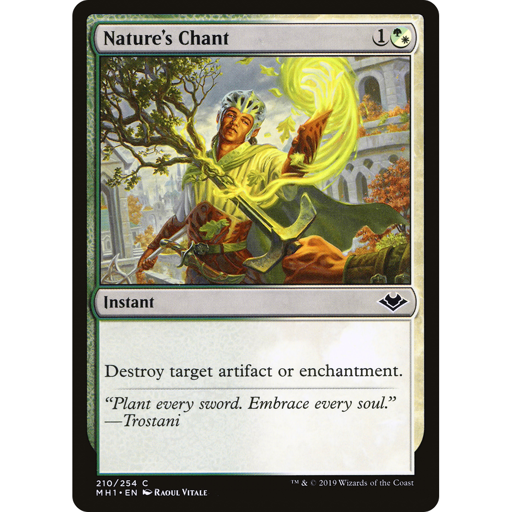 Nature's Chant (MH1-210) - Modern Horizons Foil