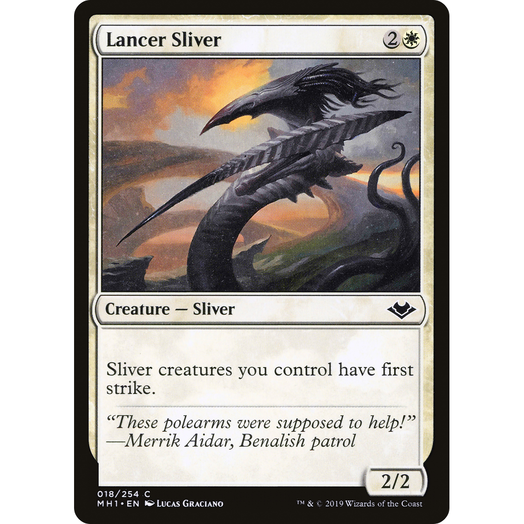 Lancer Sliver (MH1-018) - Modern Horizons Foil