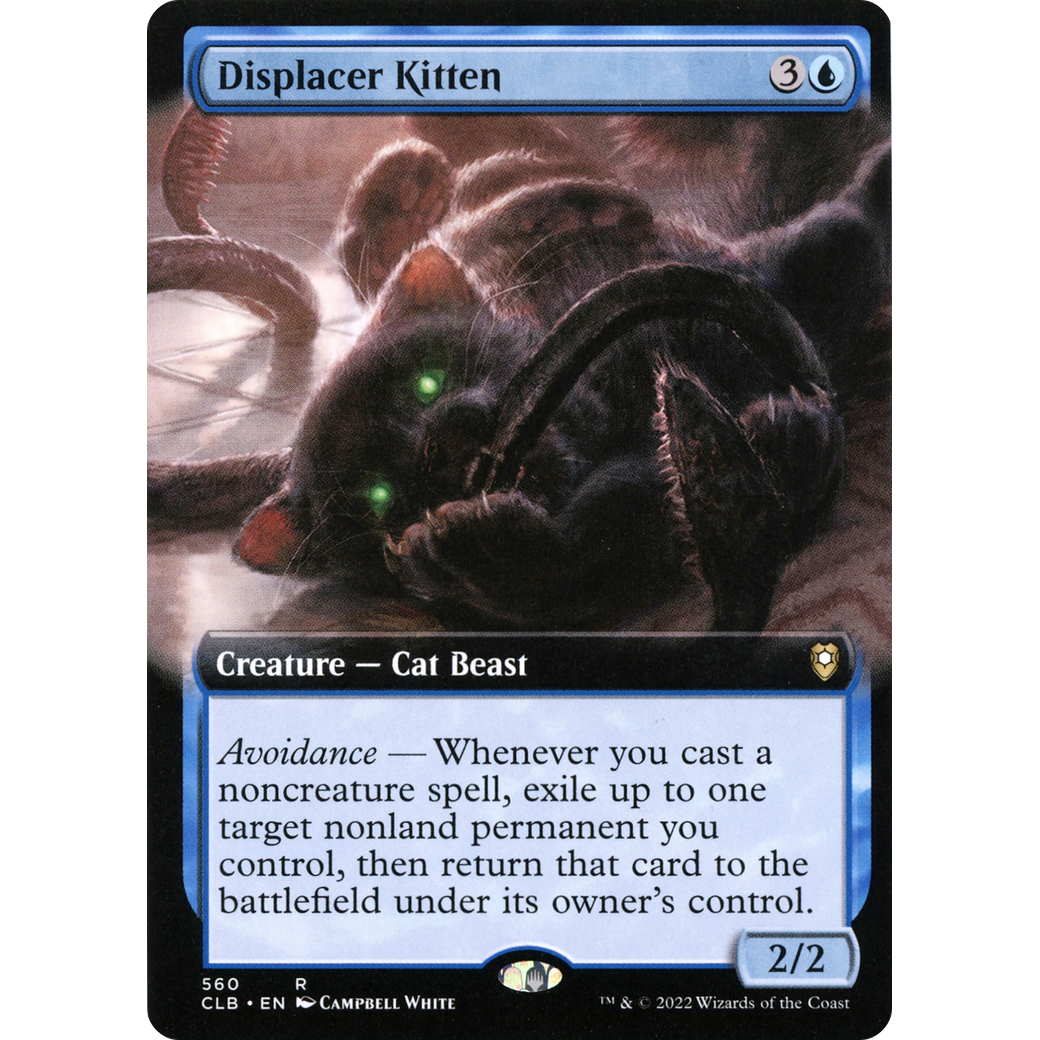 Displacer Kitten (CLB-560) - Commander Legends: Battle for Baldur's Gate: (Extended Art)