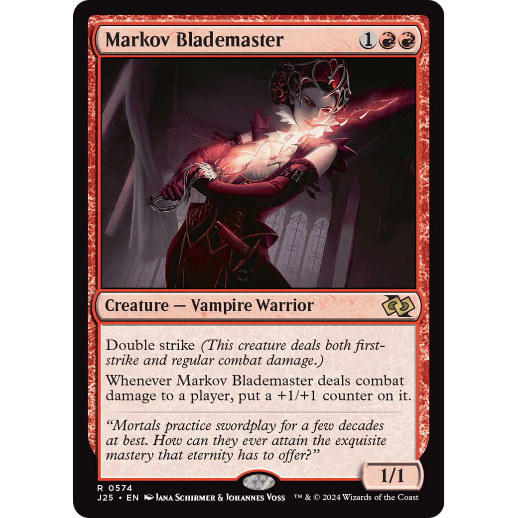 Markov Blademaster (J25-574) - Foundations Jumpstart