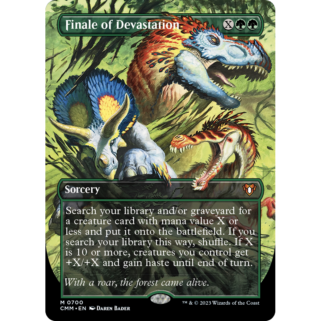 Finale of Devastation (CMM-700) - Commander Masters (Borderless) Foil