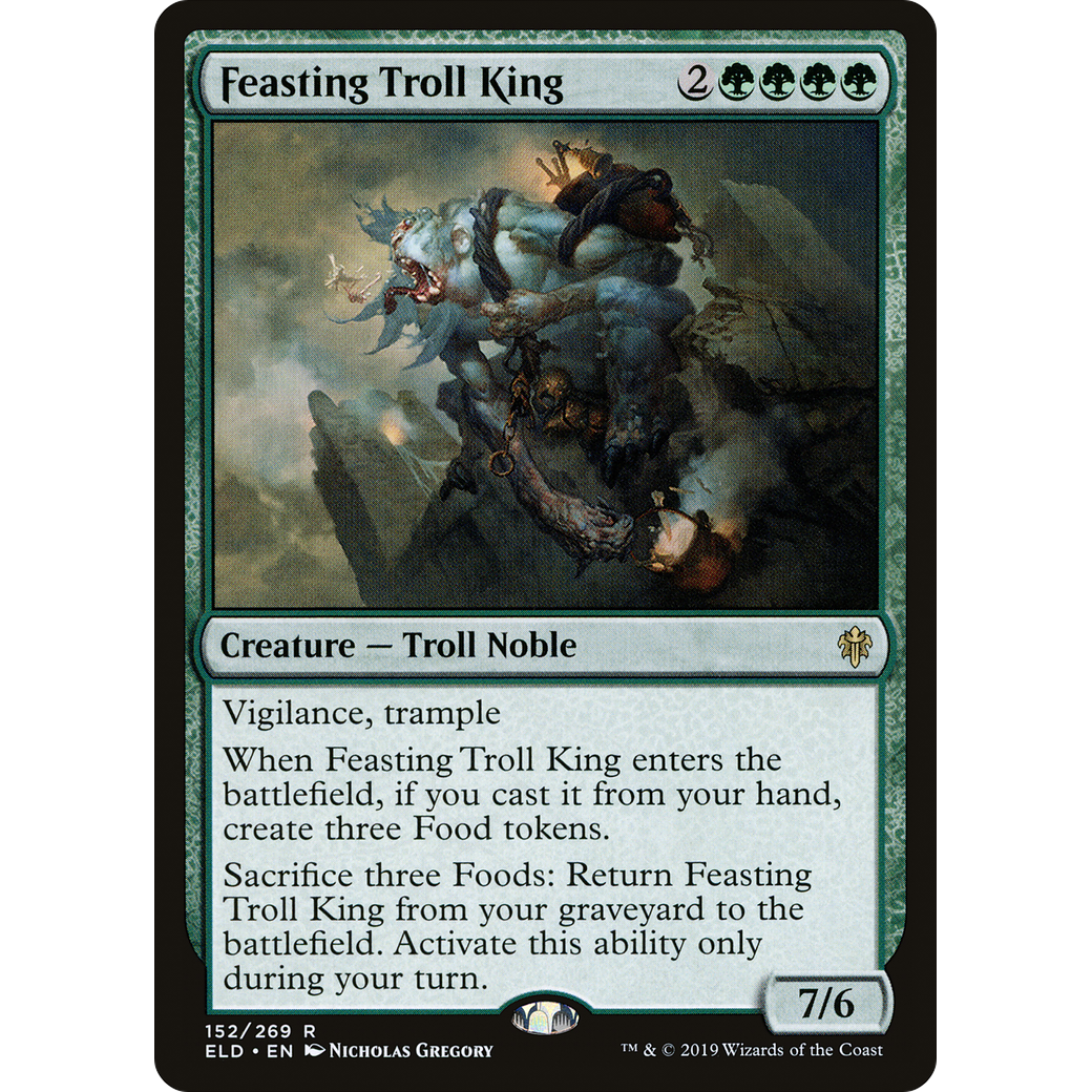 Feasting Troll King (ELD-152) - Throne of Eldraine